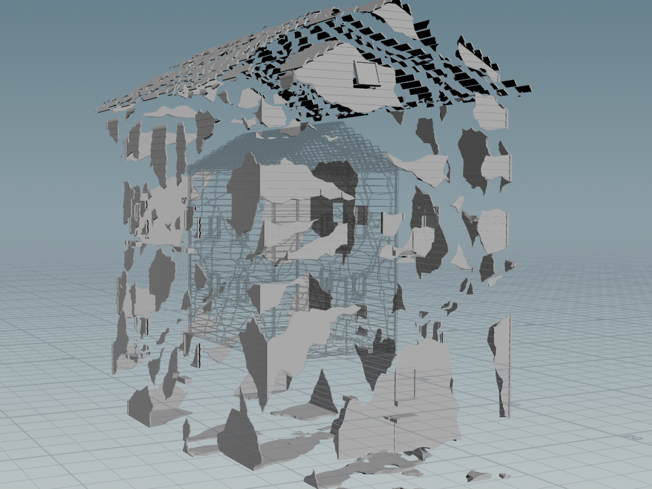 Houdini boolean fracture setup
